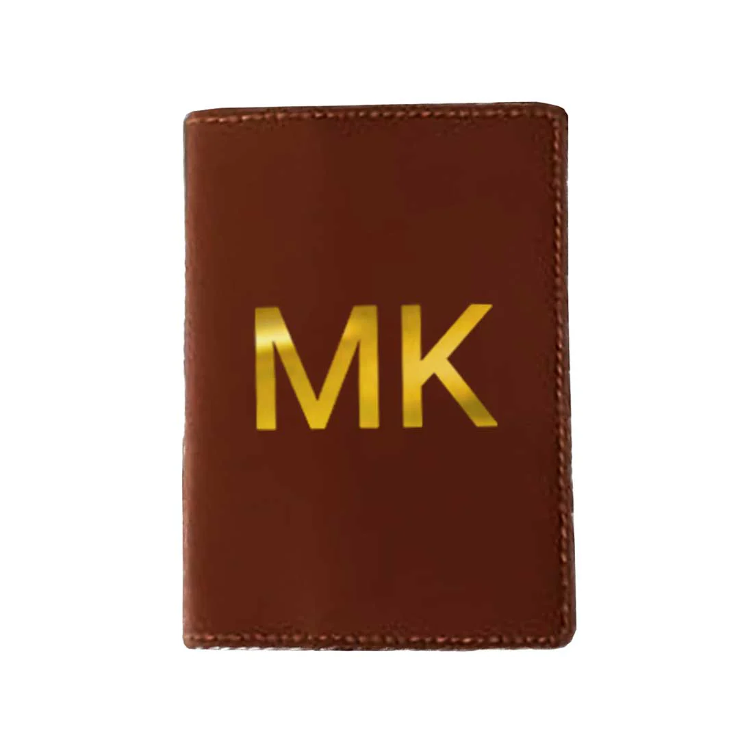 Custom Passport Wallet Vegan Leather for Men & Women - Initials - Image 11