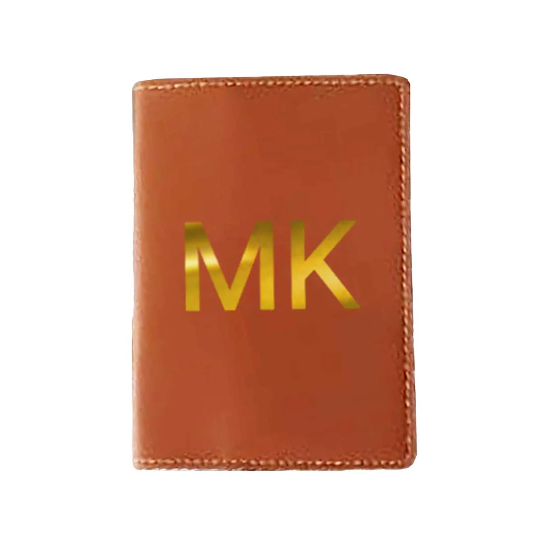 Custom Passport Wallet Vegan Leather for Men & Women - Initials - Image 14