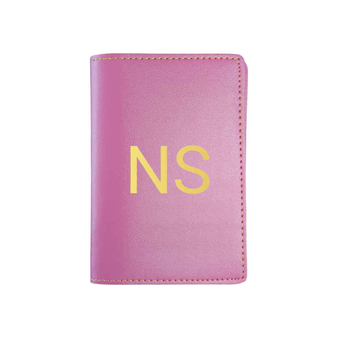 Custom Passport Wallet Vegan Leather for Men & Women - Initials - Image 19