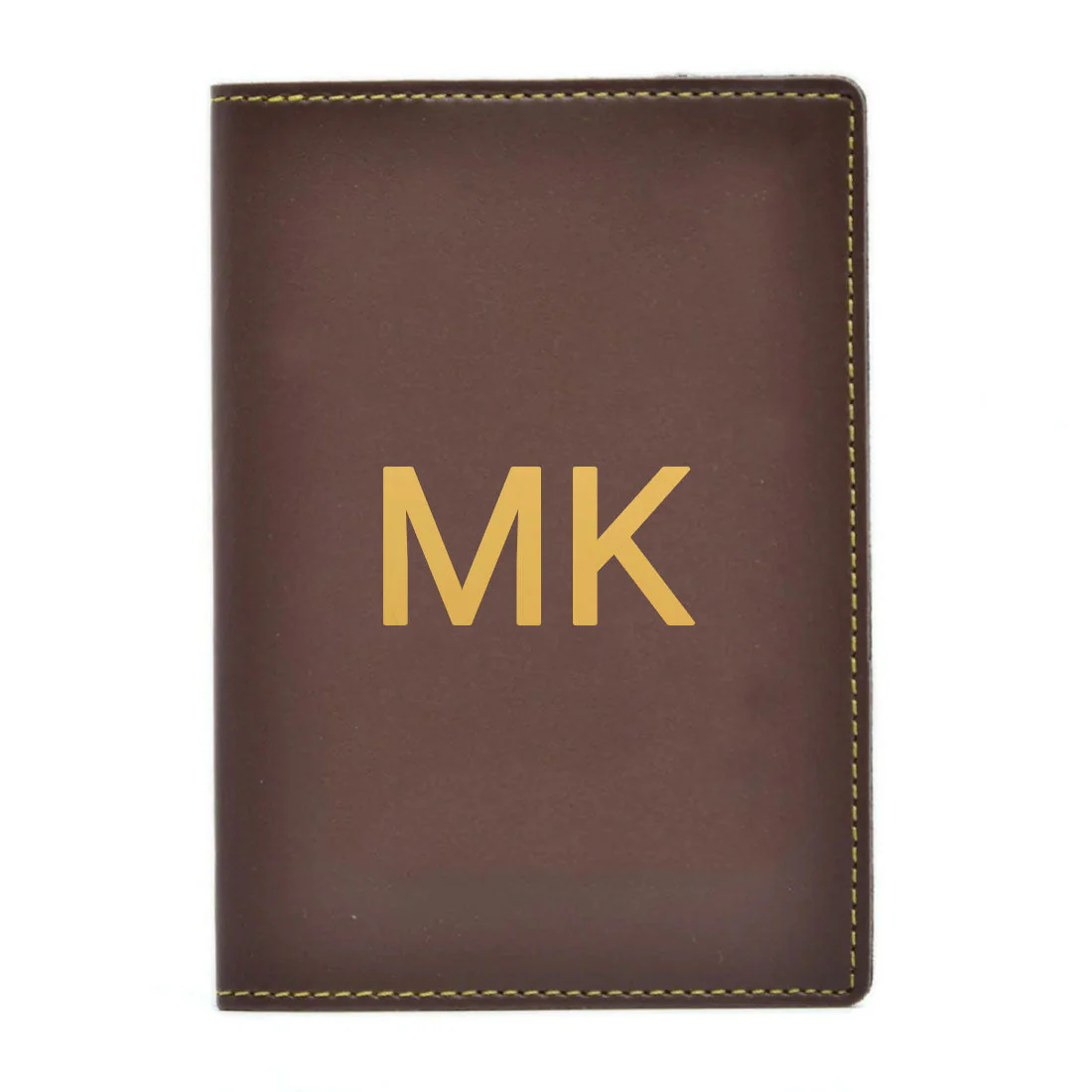 Custom Passport Wallet Vegan Leather for Men & Women - Initials - Image 21