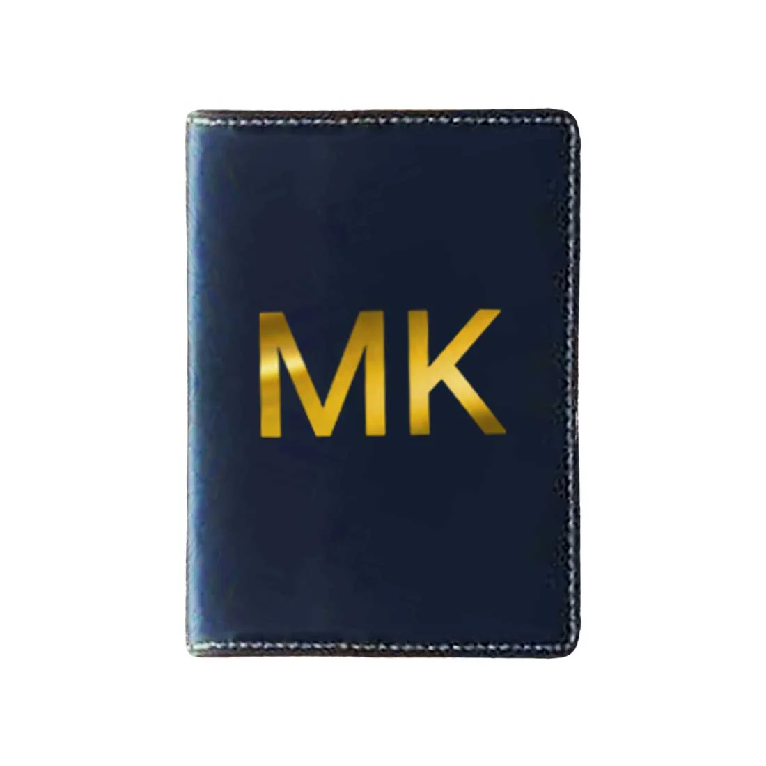 Custom Passport Wallet Vegan Leather for Men & Women - Initials - Image 22