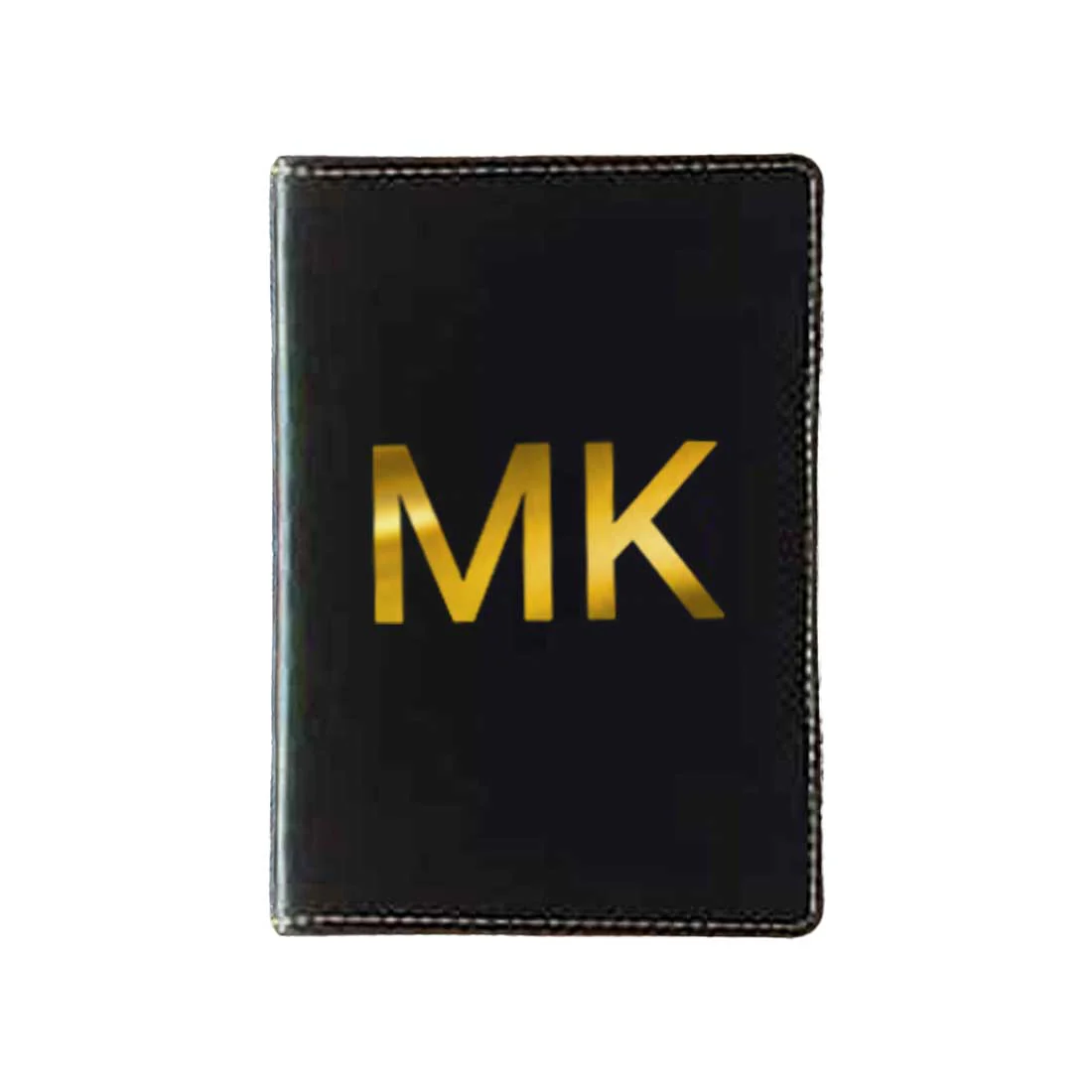 Custom Passport Wallet Vegan Leather for Men & Women - Initials - Image 6