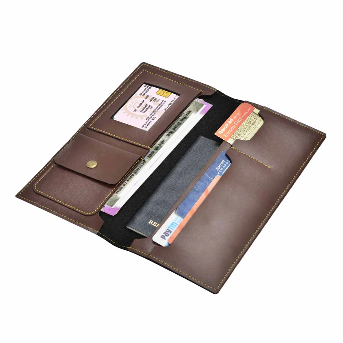 Customized Passport Case Leather Travel Organizer for Men - Add Name - Image 3
