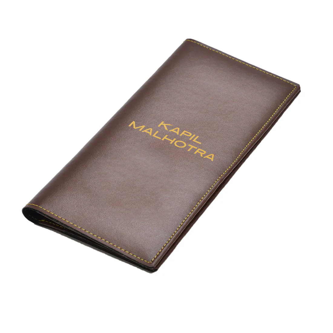 Vegan Leather Personalised Travel Wallet Pouch for Travel - Add Name - Image 4