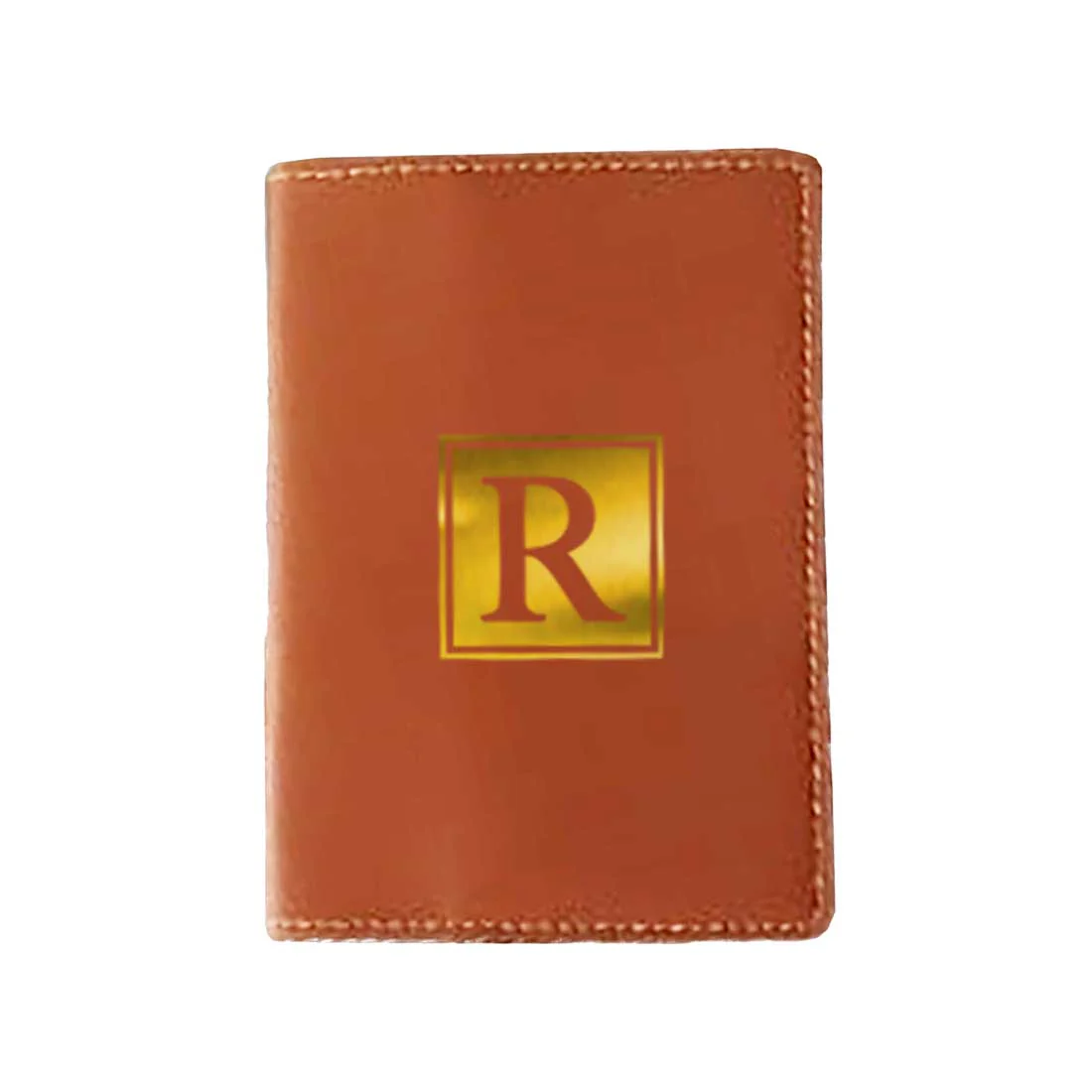 Vegan Leather Personalised Passport Cover for Men & Women - Monogram - Image 12