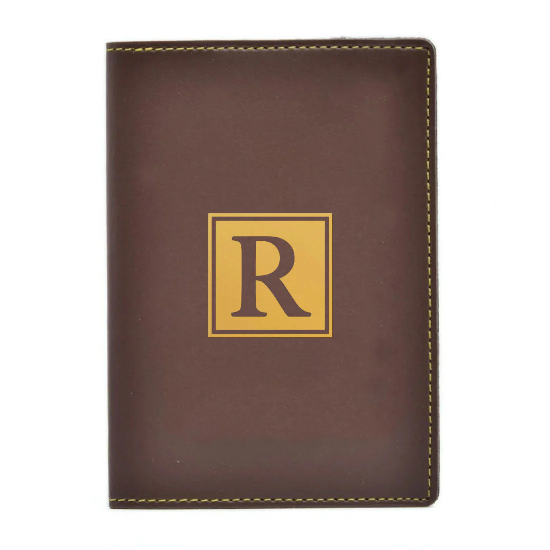 Vegan Leather Personalised Passport Cover for Men & Women - Monogram - Image 24