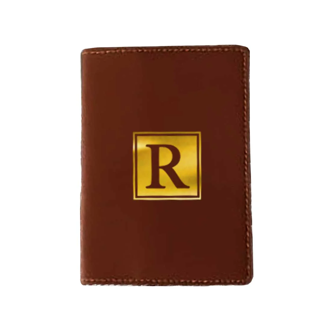 Vegan Leather Personalised Passport Cover for Men & Women - Monogram - Image 7