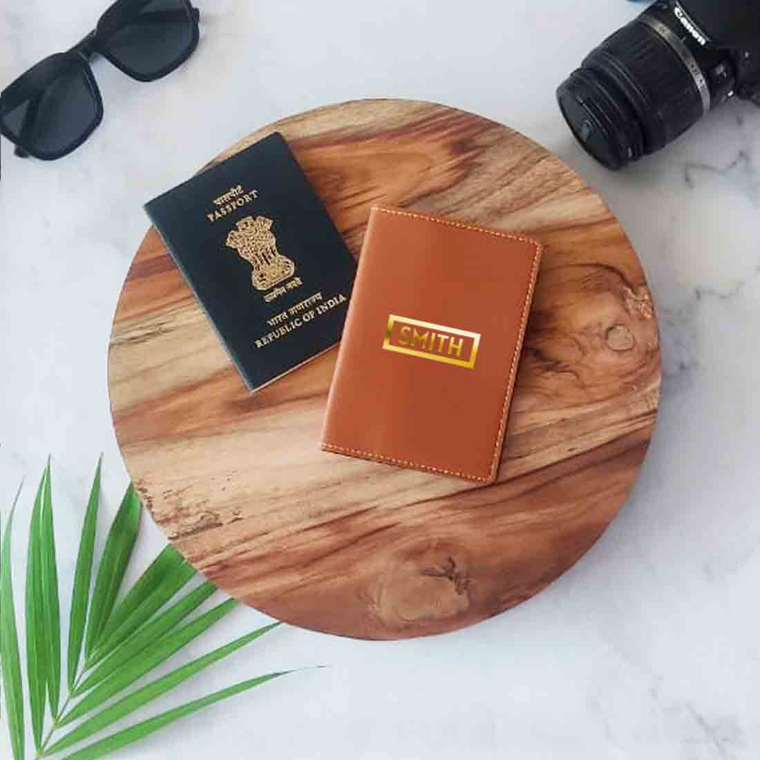 Personalized PU Leather Passport Holder With Name - Add Name - Image 13