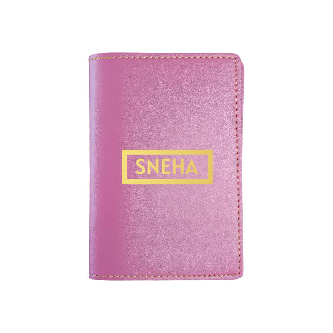 Personalized PU Leather Passport Holder With Name - Add Name - Image 14