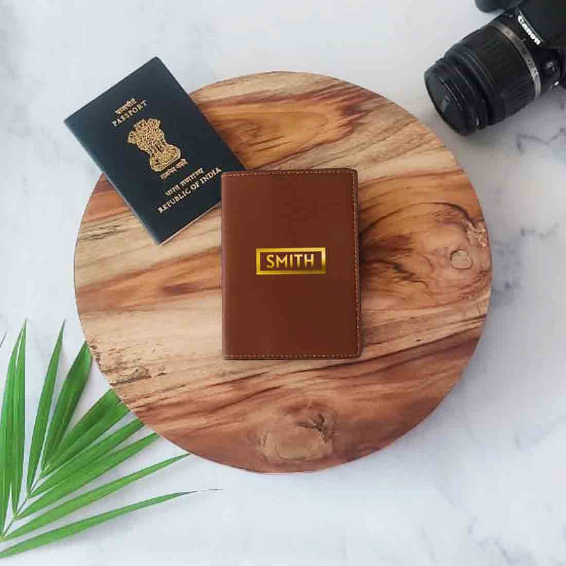 Personalized PU Leather Passport Holder With Name - Add Name - Image 22