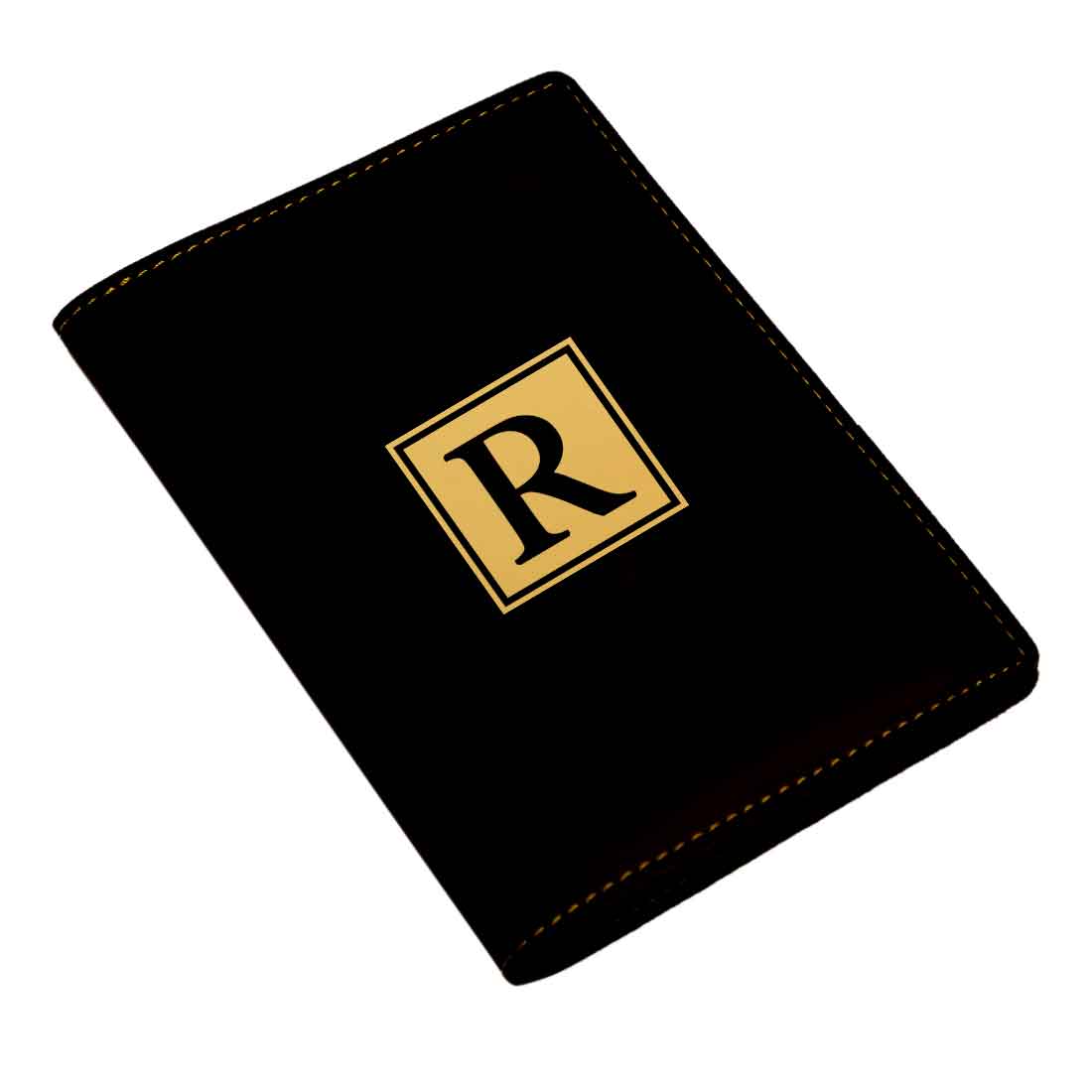 Men & Women Vegan Leather Personalized Passport Cover - Monogram - Image 4