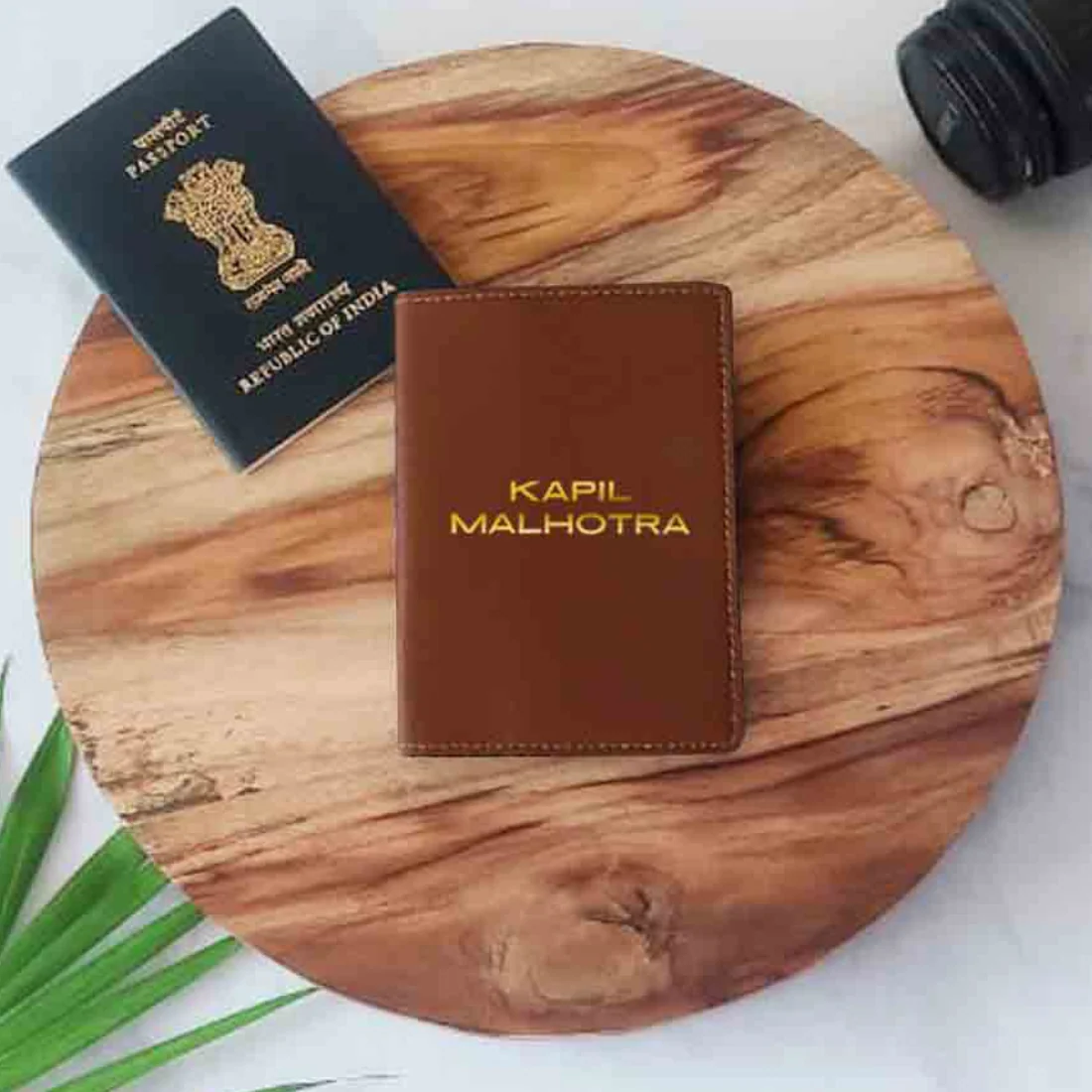 Leather Customised Passport Case Holder - Add name - Image 21