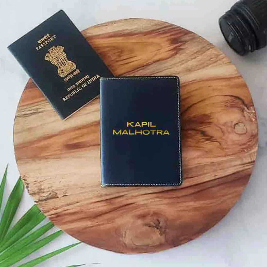 Leather Customised Passport Case Holder - Add name - Image 24