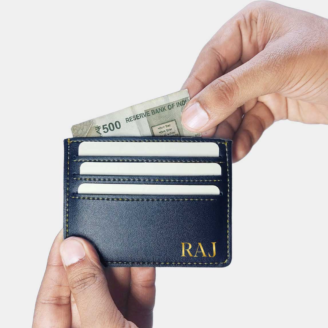 Personalized Pocket Business Card Holder With Add Name - Image 4