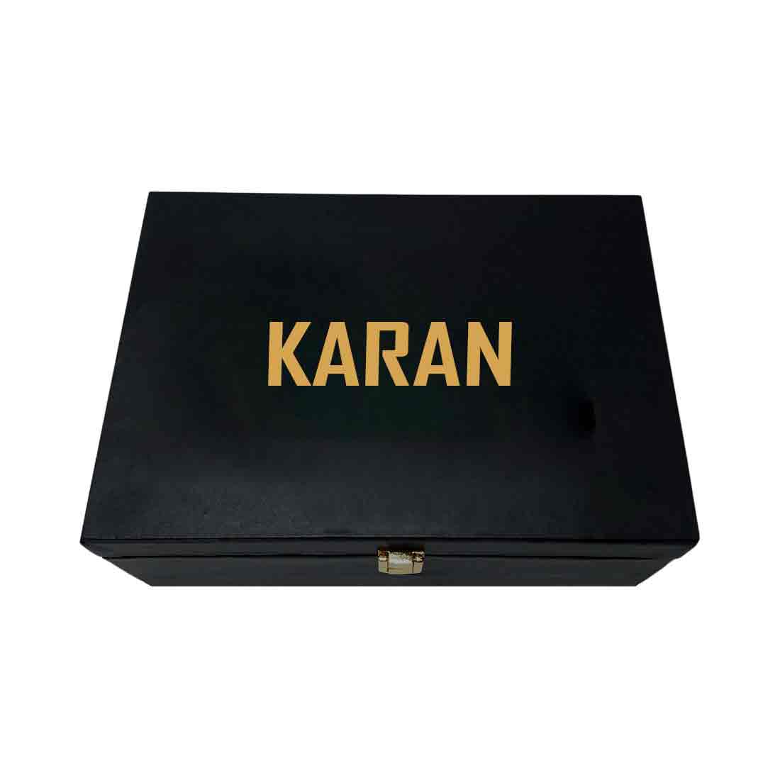 Custom Gift Boxes with Name Vegan Leather Box for Men Women - Add Name - Image 3
