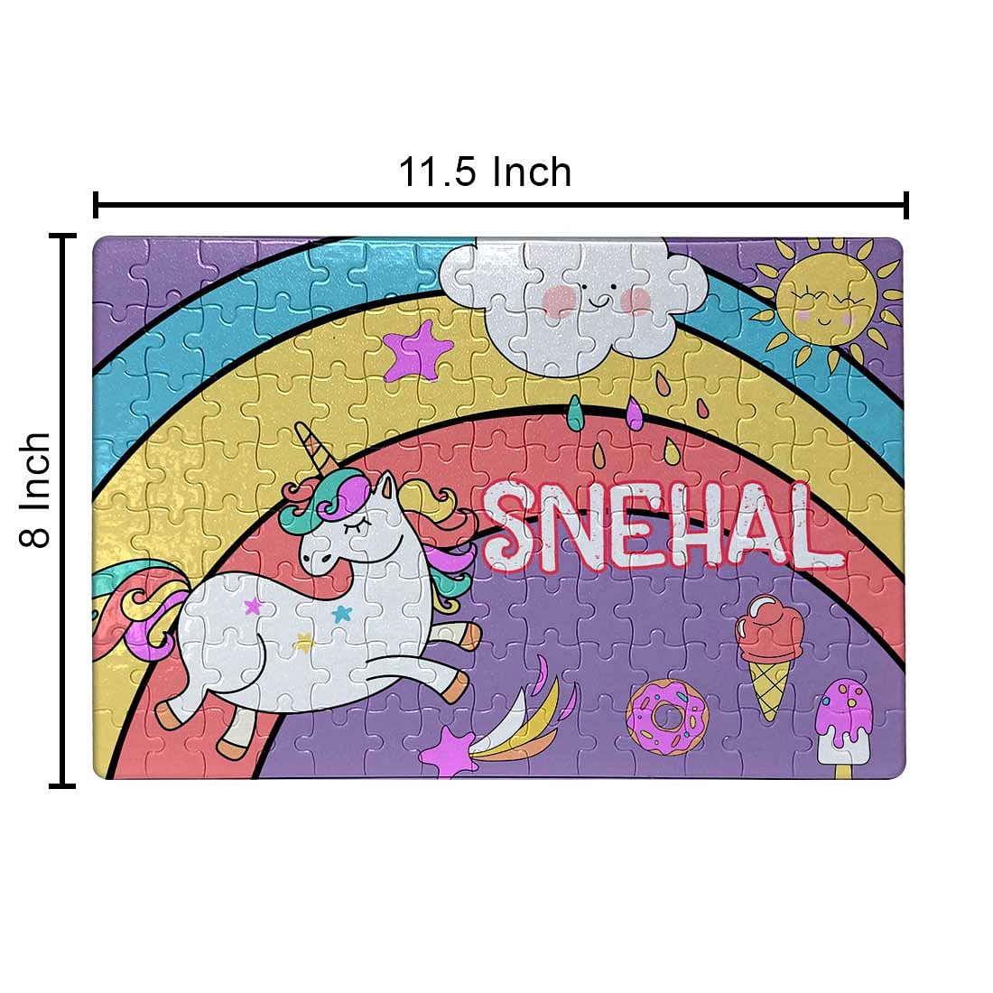 Personalized Puzzle For Kids - Unicorn - Image 2