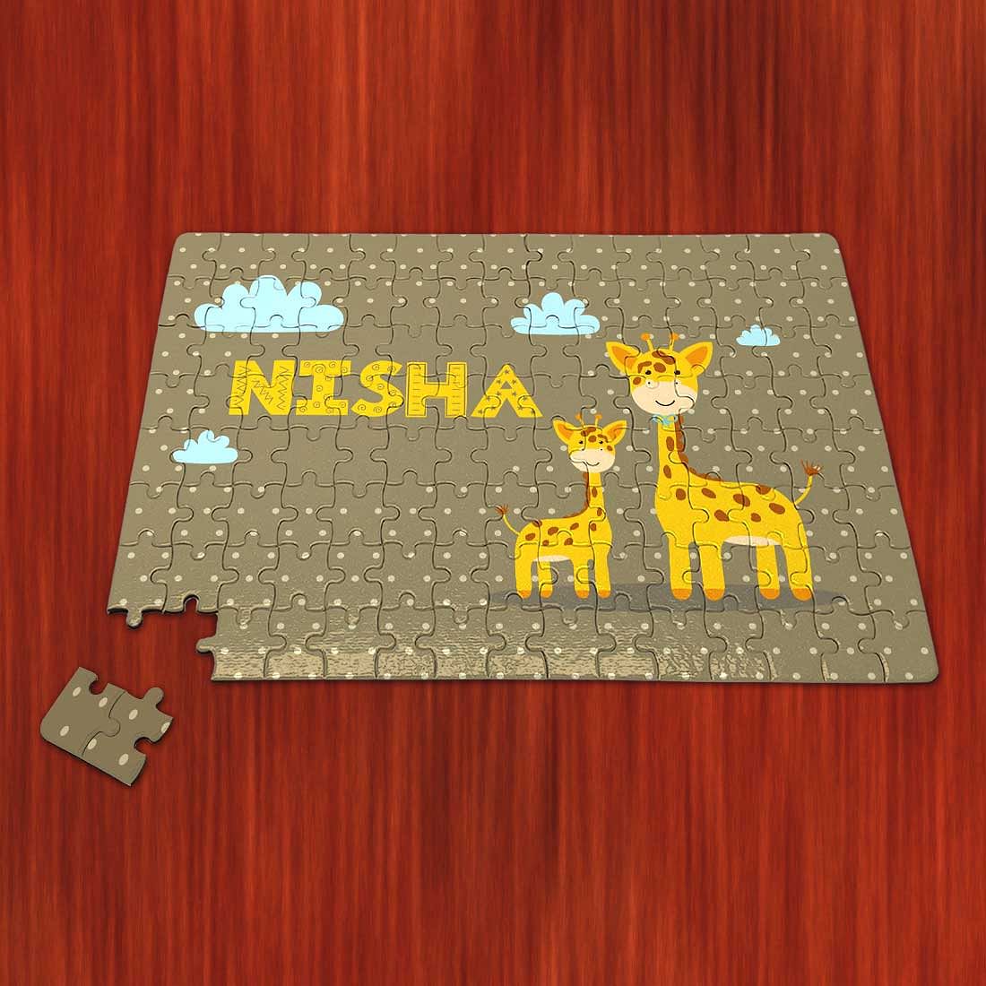 Custom Made Jigsaw Puzzles - Baby Giraffe - Image 3