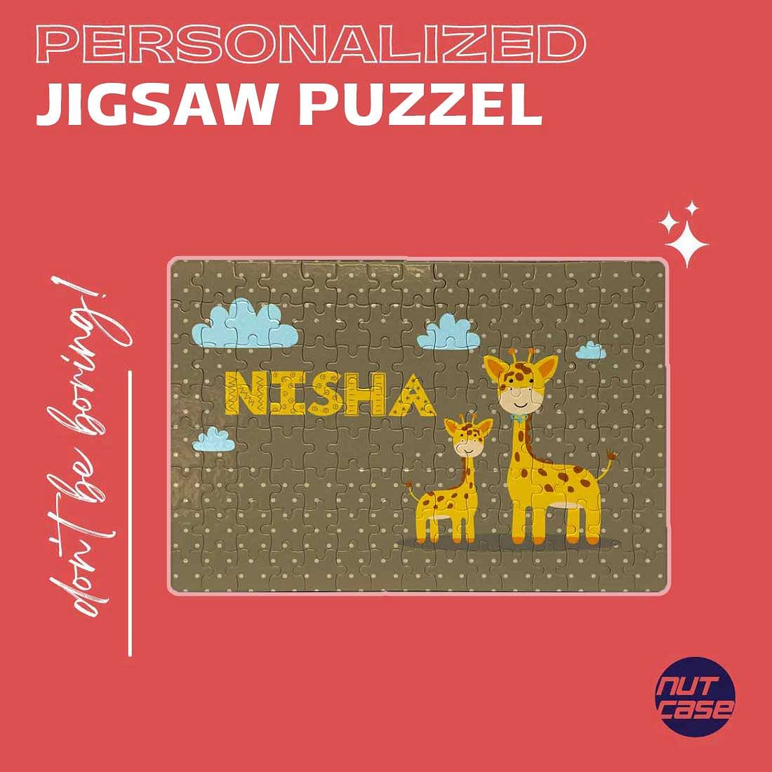 Custom Made Jigsaw Puzzles - Baby Giraffe - Image 4