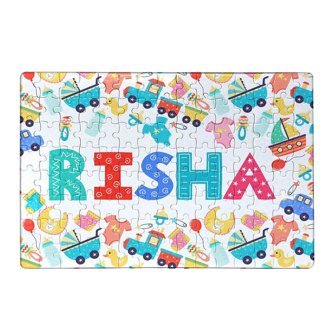 Personalised Childrens Jigsaw - Baby Toys White