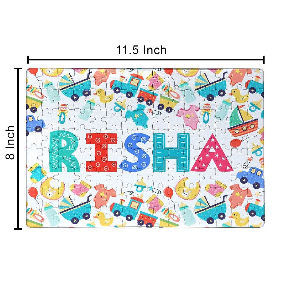 Personalised Childrens Jigsaw - Baby Toys White - Image 2