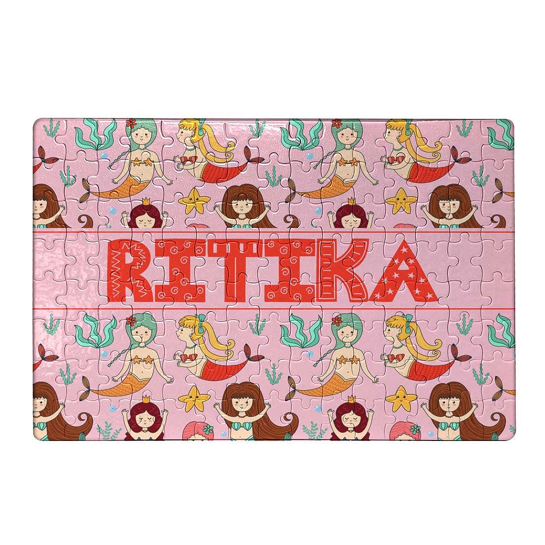 Personalised Childrens Puzzle - Mermaid Everywhere