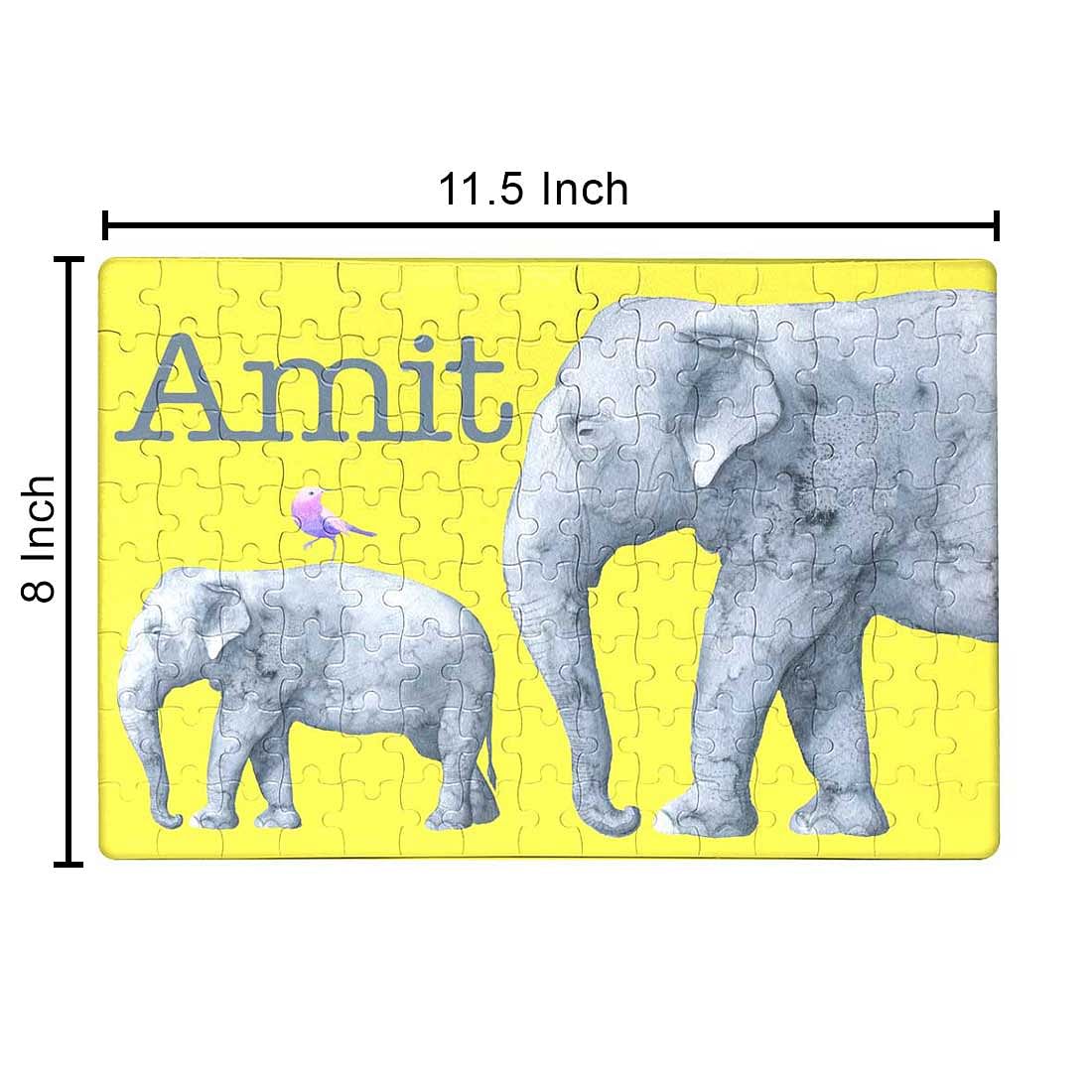 Personalised Jigsaw Puzzle - Elephant - Image 2