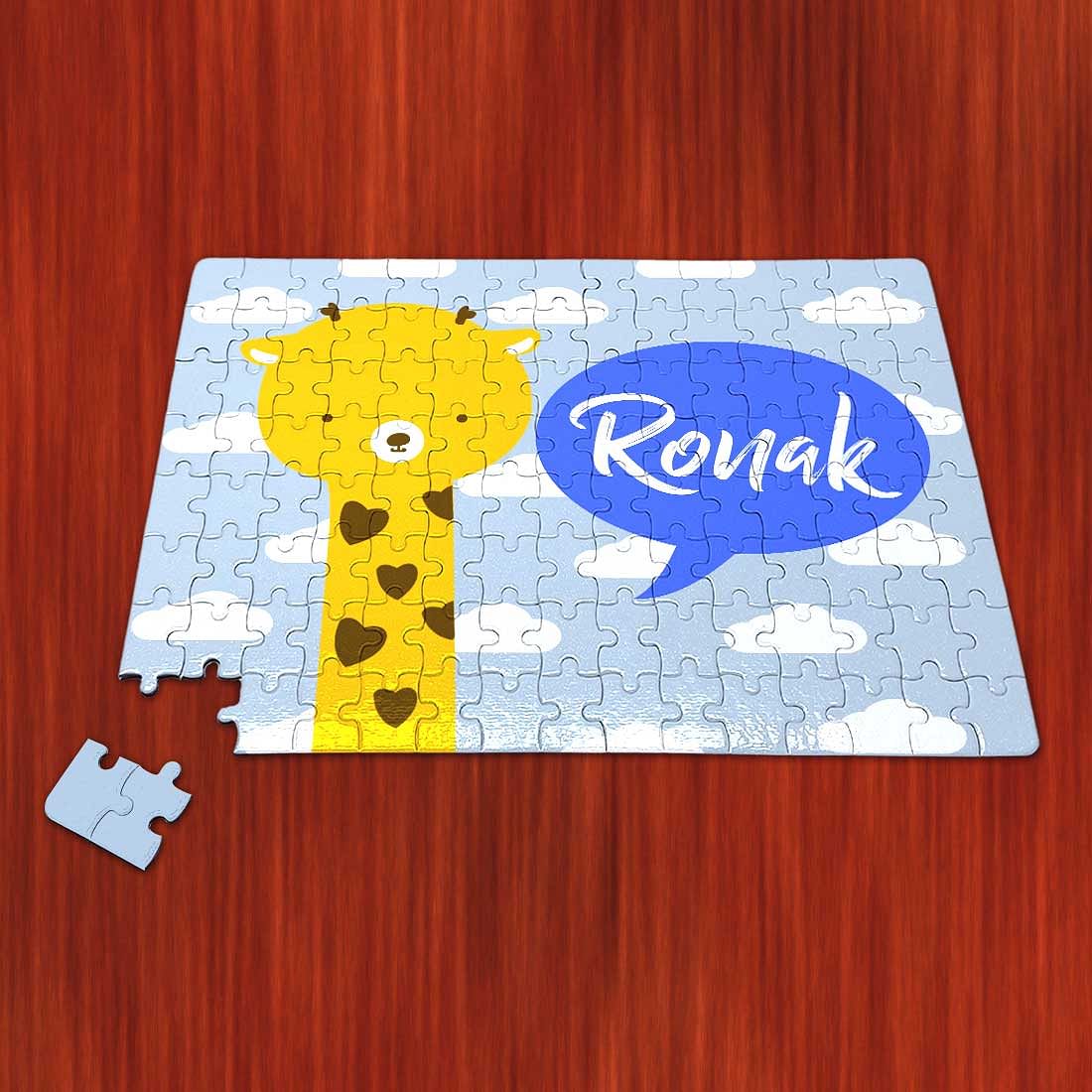 Custom Made Puzzles - Cute Giraffe - Image 3