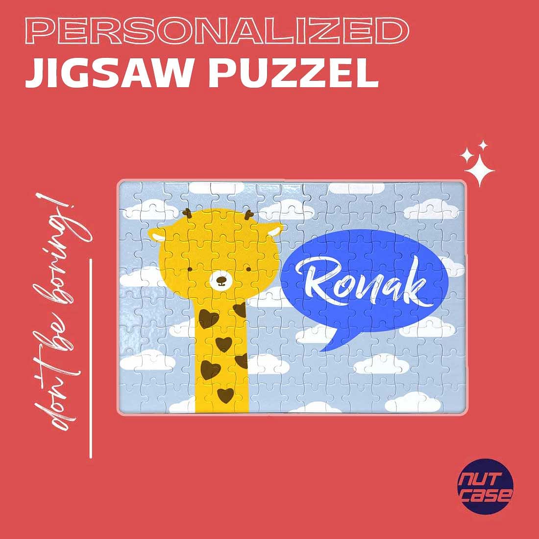 Custom Made Puzzles - Cute Giraffe - Image 4