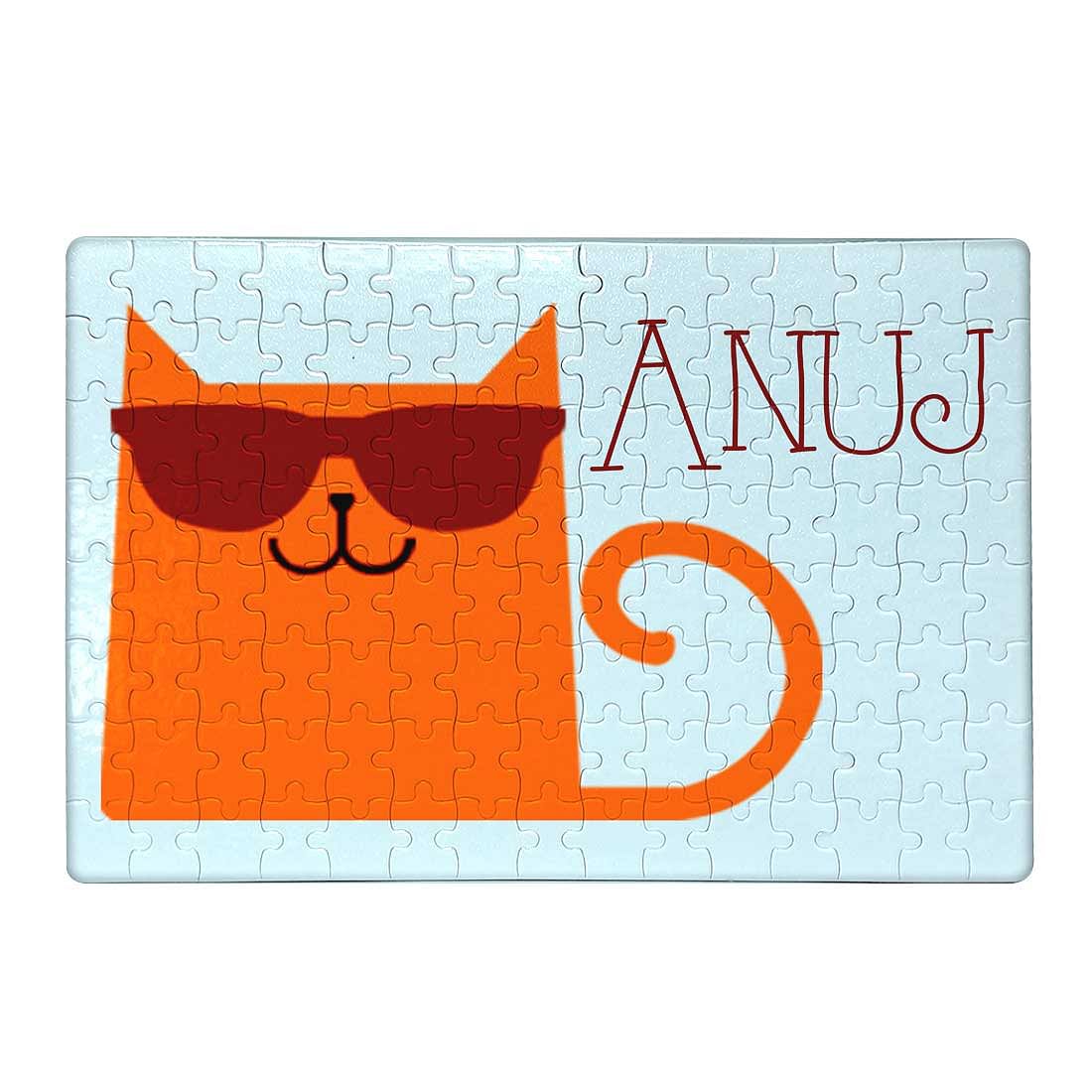 Personalised Picture Puzzle - Cool Cat