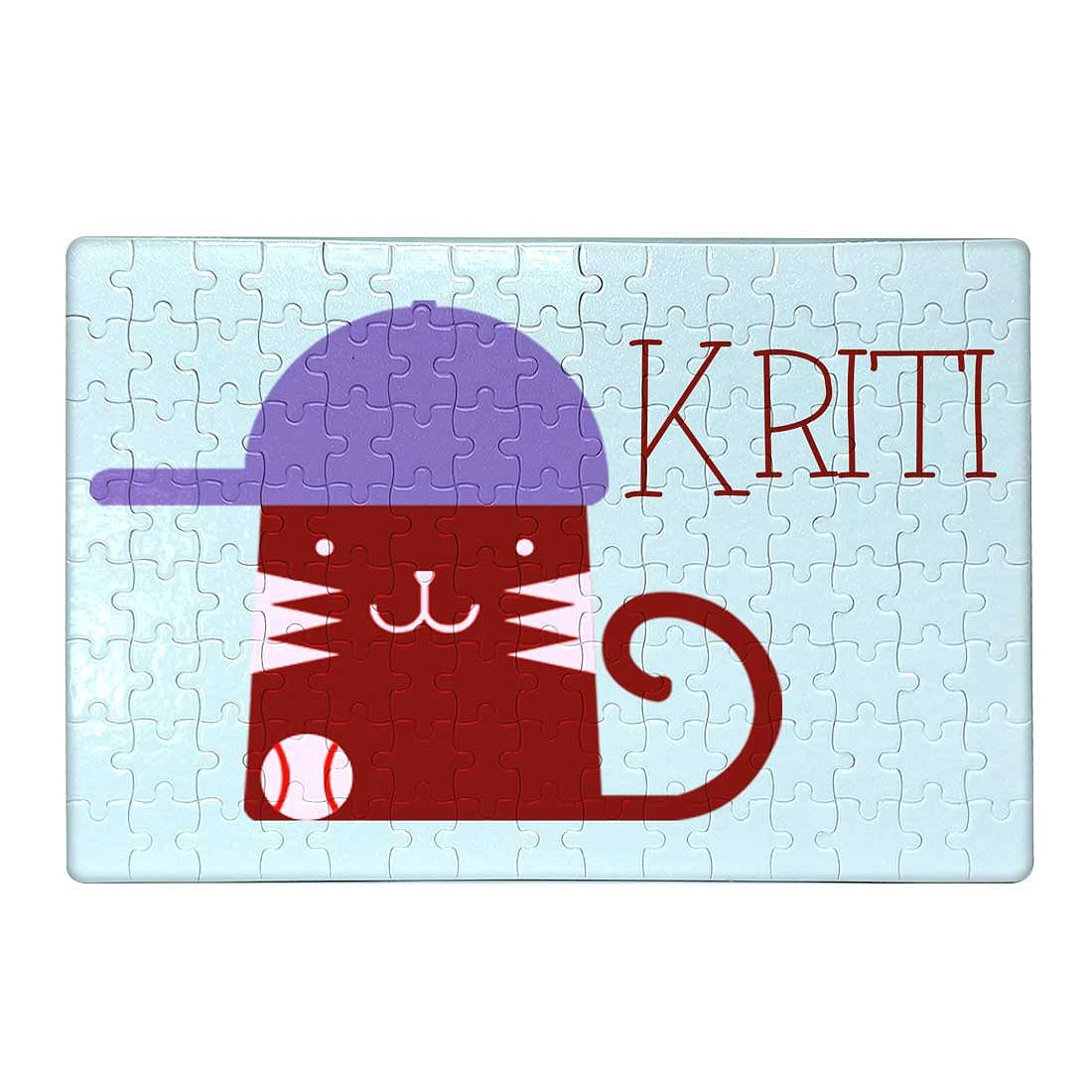 Custom Name Puzzle - Funny Cat