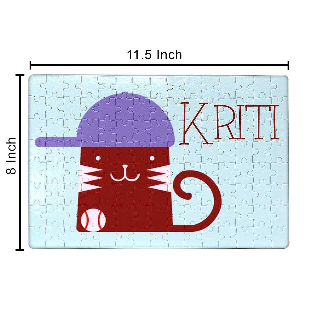 Custom Name Puzzle - Funny Cat - Image 2