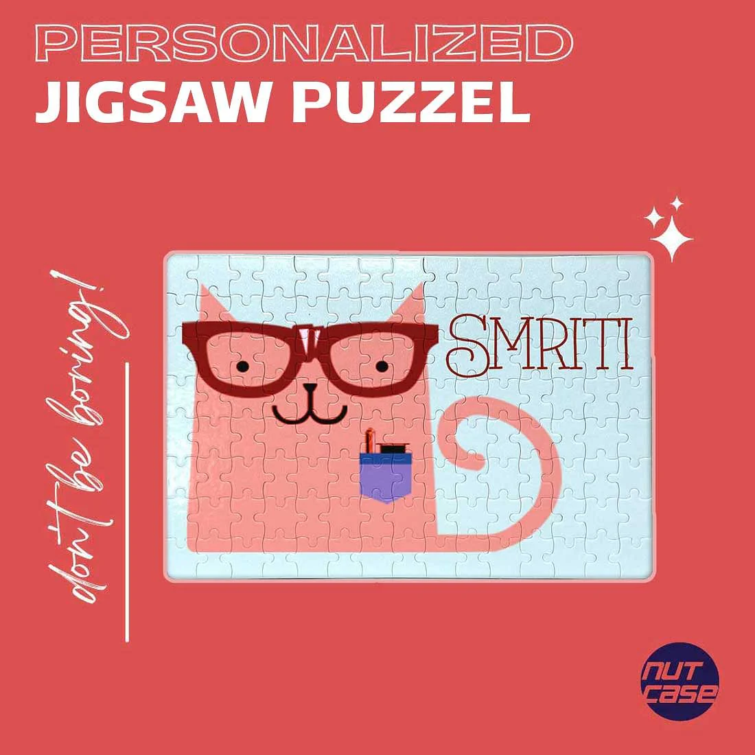 Personalised Childrens Jigsaw - Kitty - Image 4