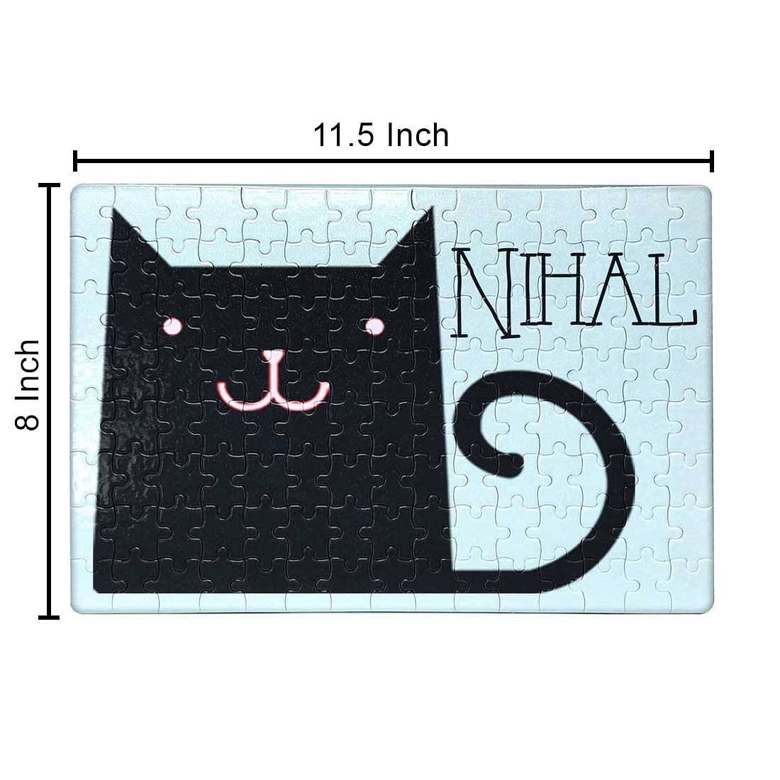 Customized Puzzle for Kids - Black Cat - Image 2