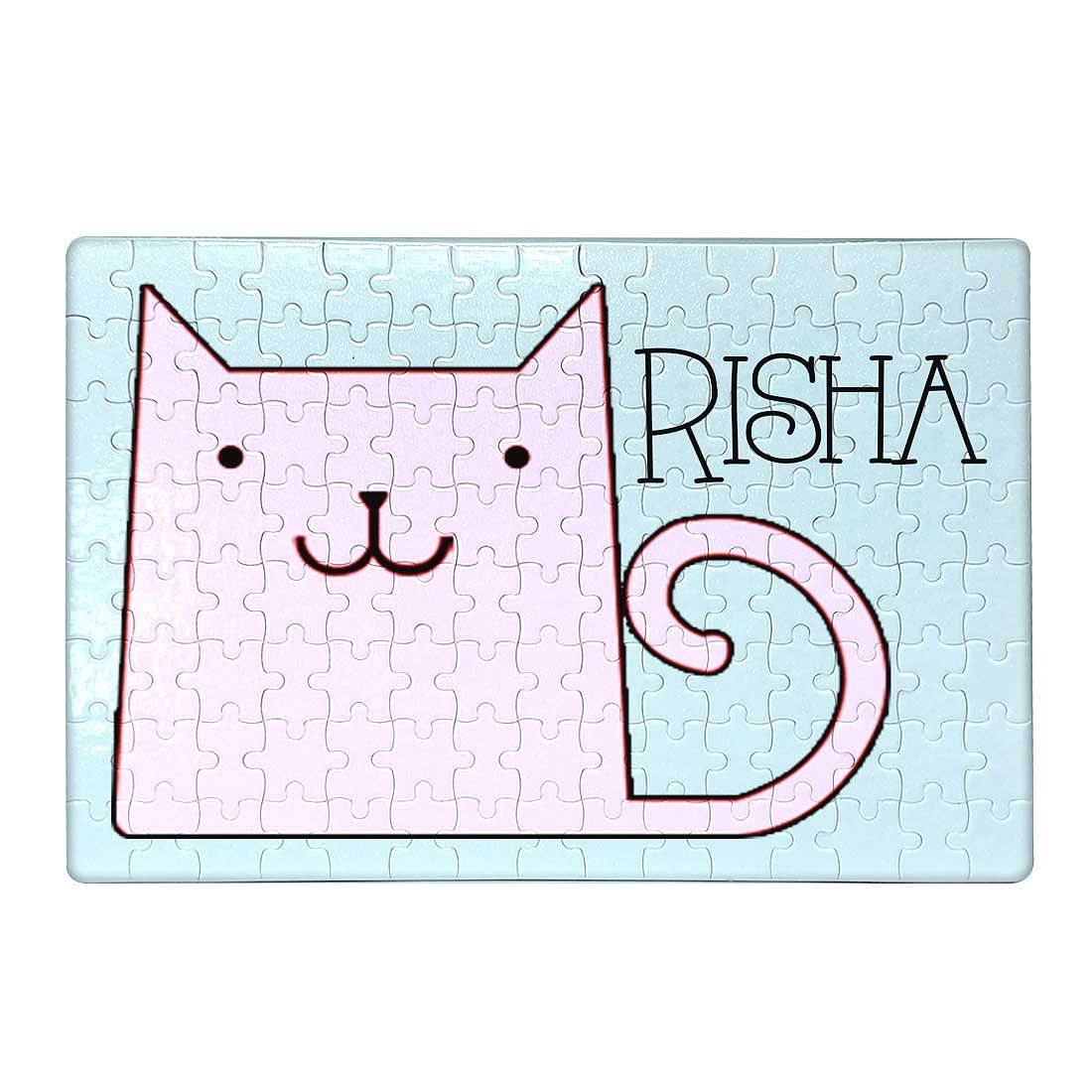 Custom Made Puzzles From Pictures - Pink Kitty