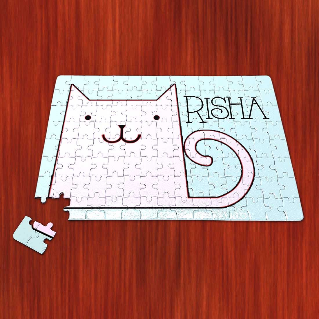 Custom Made Puzzles From Pictures - Pink Kitty - Image 3