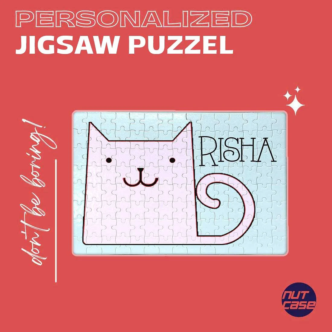 Custom Made Puzzles From Pictures - Pink Kitty - Image 4