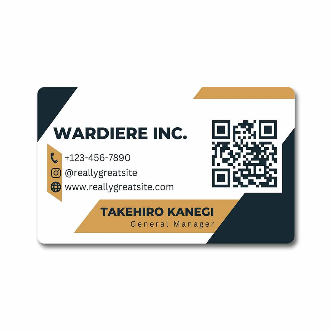 Personalized QR Code Card Design Digital Contactless Smart Business Card
