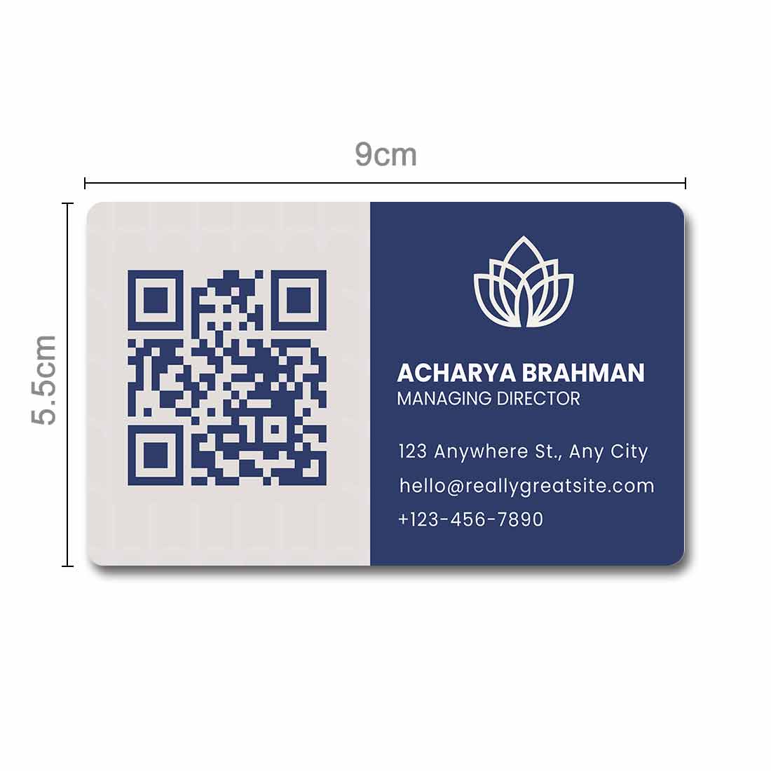 Personalized QR Code Wallet Card with NFC - Scan or Tap the Card & Share Your Contact - Image 4