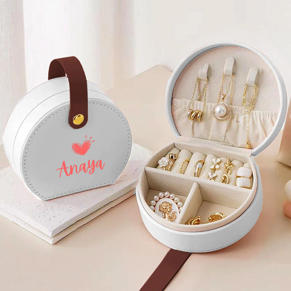 Personalized Small Box for Jewellery Earring, Ring, Necklace - Cute Jewellery Organizer - Image 14