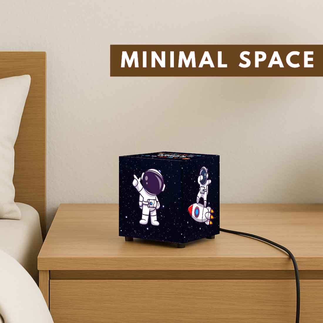 Personalized Space Adventure Children Lamp – Astronaut Night Light for Kids Room - Image 4