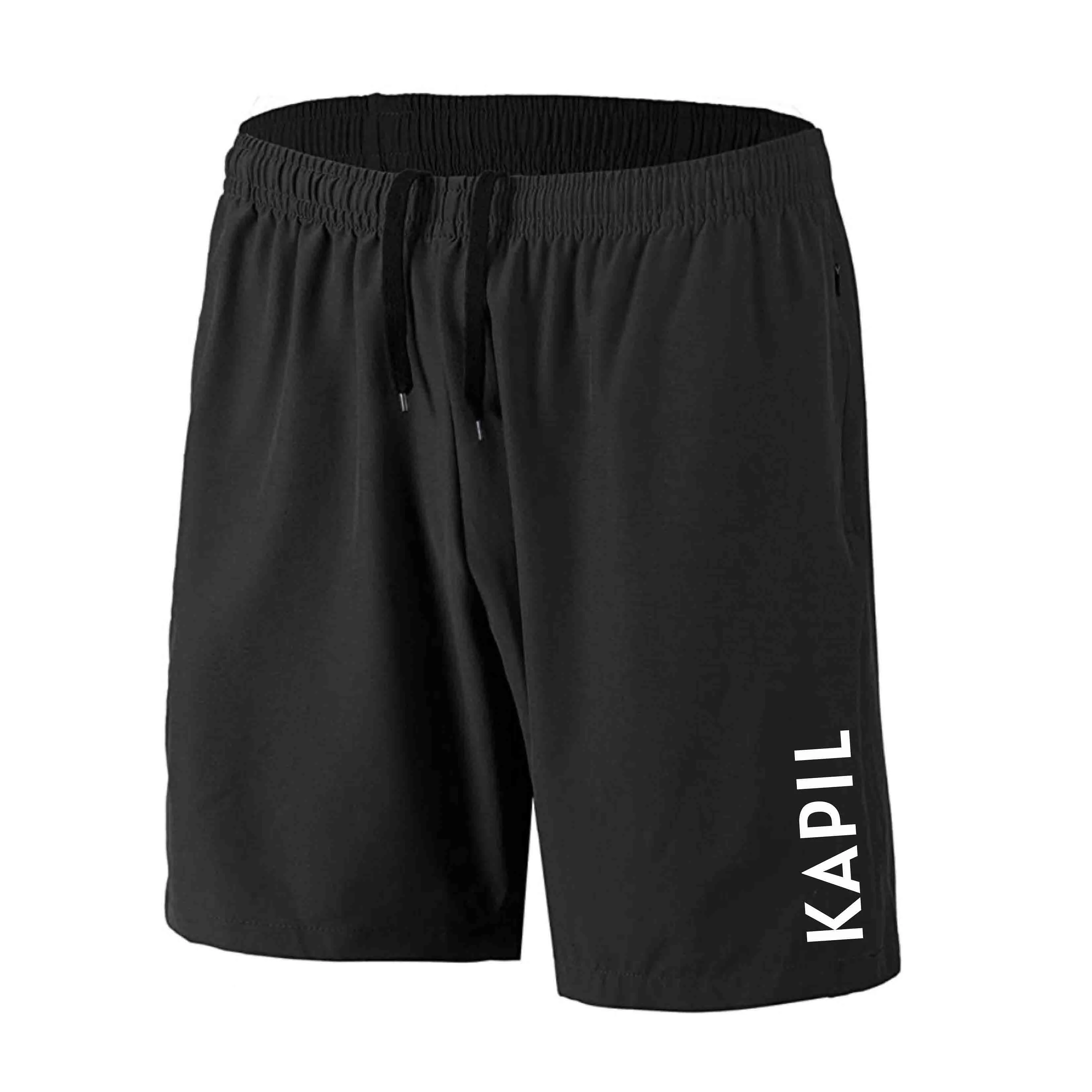 Nutcase Customised Sports Shorts for Men Add Your Name Black - Image 2