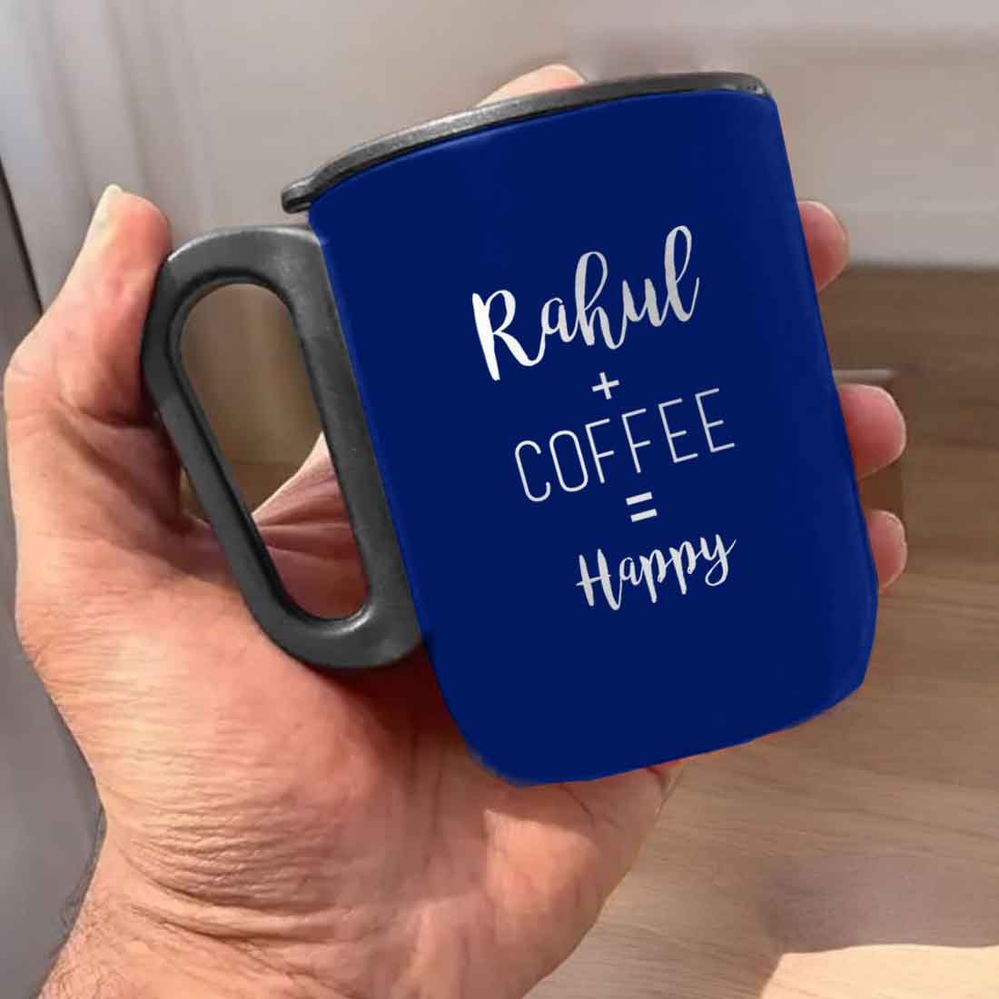 Personalized Stainless Coffee Mug - Insulated Coffee Cup with Lid - Image 10