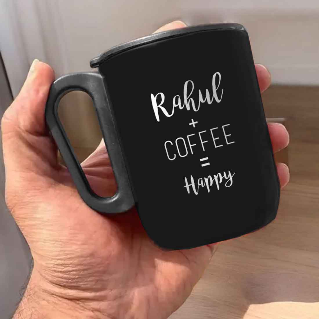 Personalized Stainless Coffee Mug - Insulated Coffee Cup with Lid - Image 11