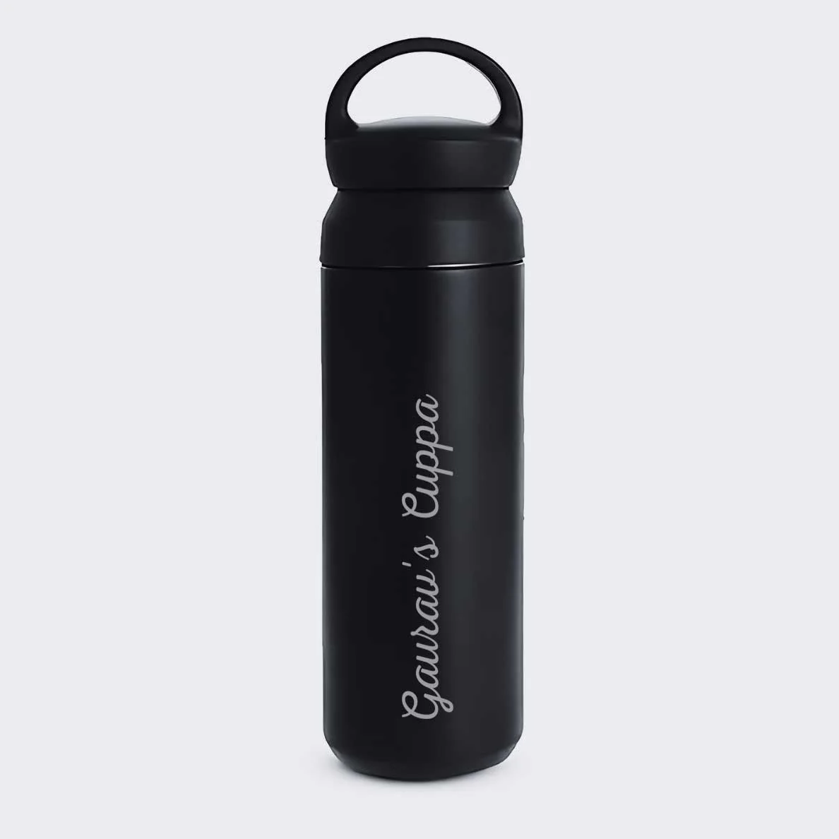 Personalized Stainless Steel Drink Bottle - Insulated Black Water Bottle 500ml - Image 10
