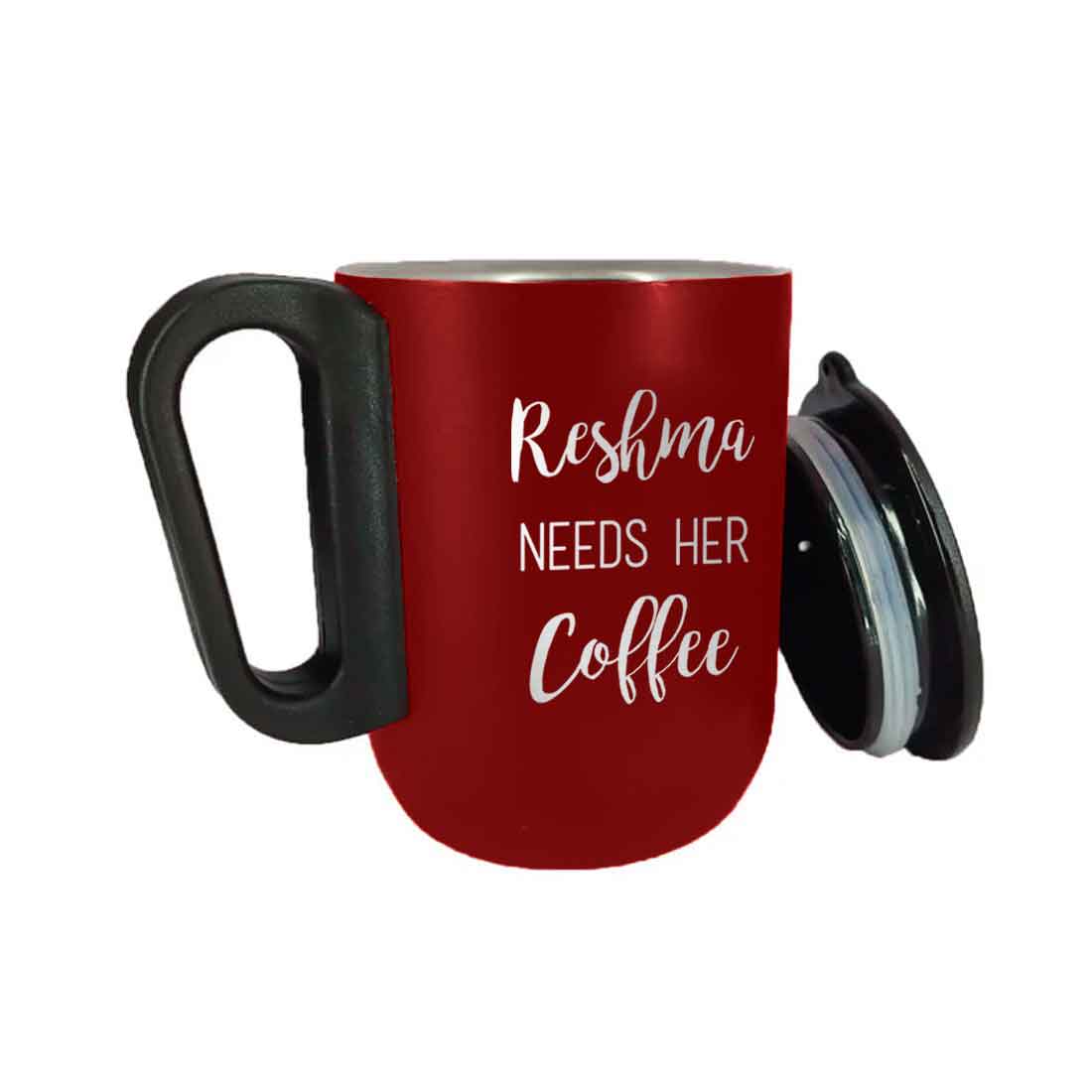 Personalized Stainless Steel Mug for Coffee - Insulated Cup with Lid - Image 13