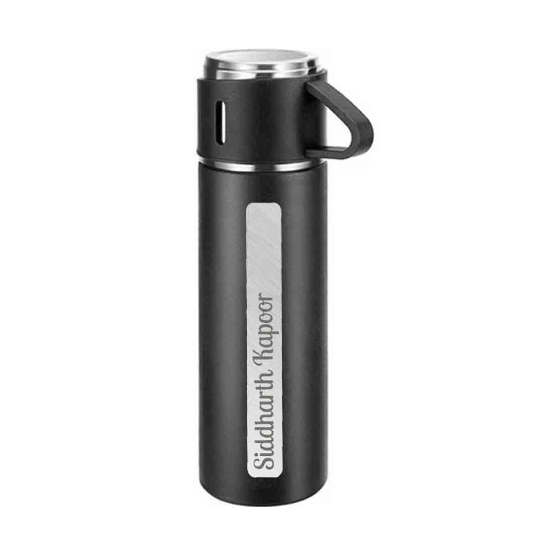 Customized Thermos Coffee Cup Travel Stainless Steel Vacuum Flask - Add Full Name - Image 4