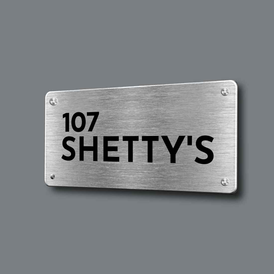 Personalized Steel Name Plate Designs for Home Entrance Metal Name Board - Image 3