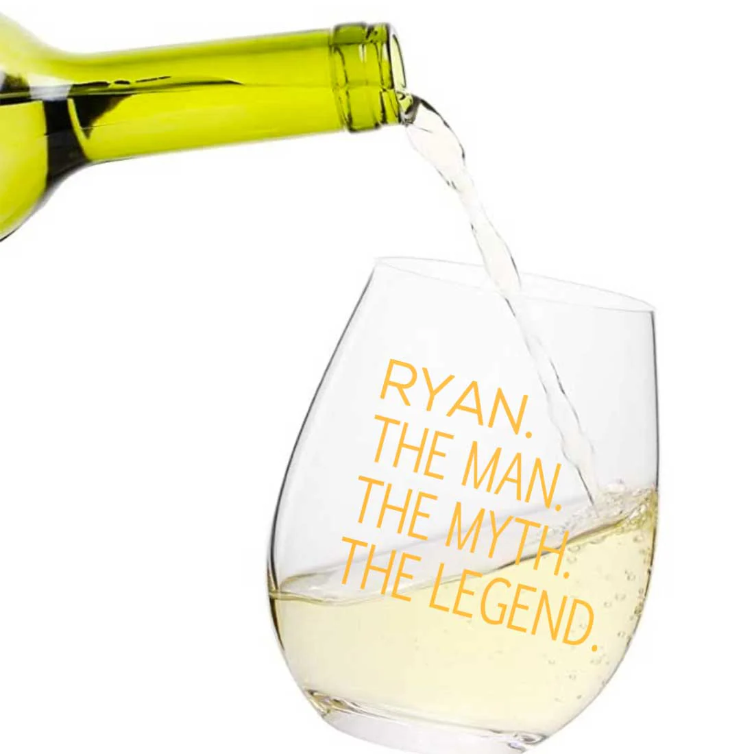 Custom Wine Glasses Drinking Glasses for Birthday Gift - Legend - Image 4
