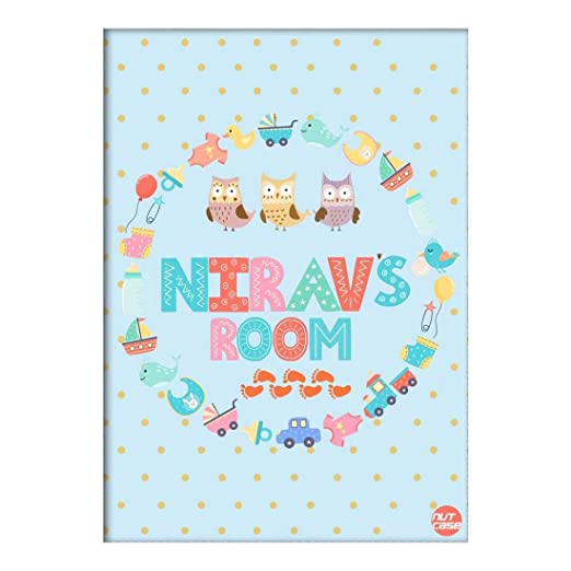 Custom Wall Stickers for Wall Name Printed Poster - Colorful Owls
