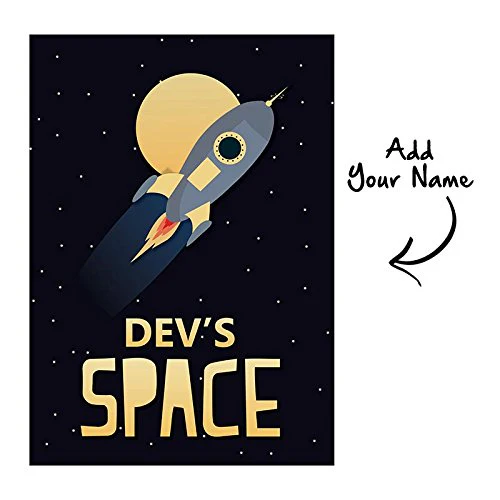 Personalised Wall Stickers Poster for Room Decor - Space
